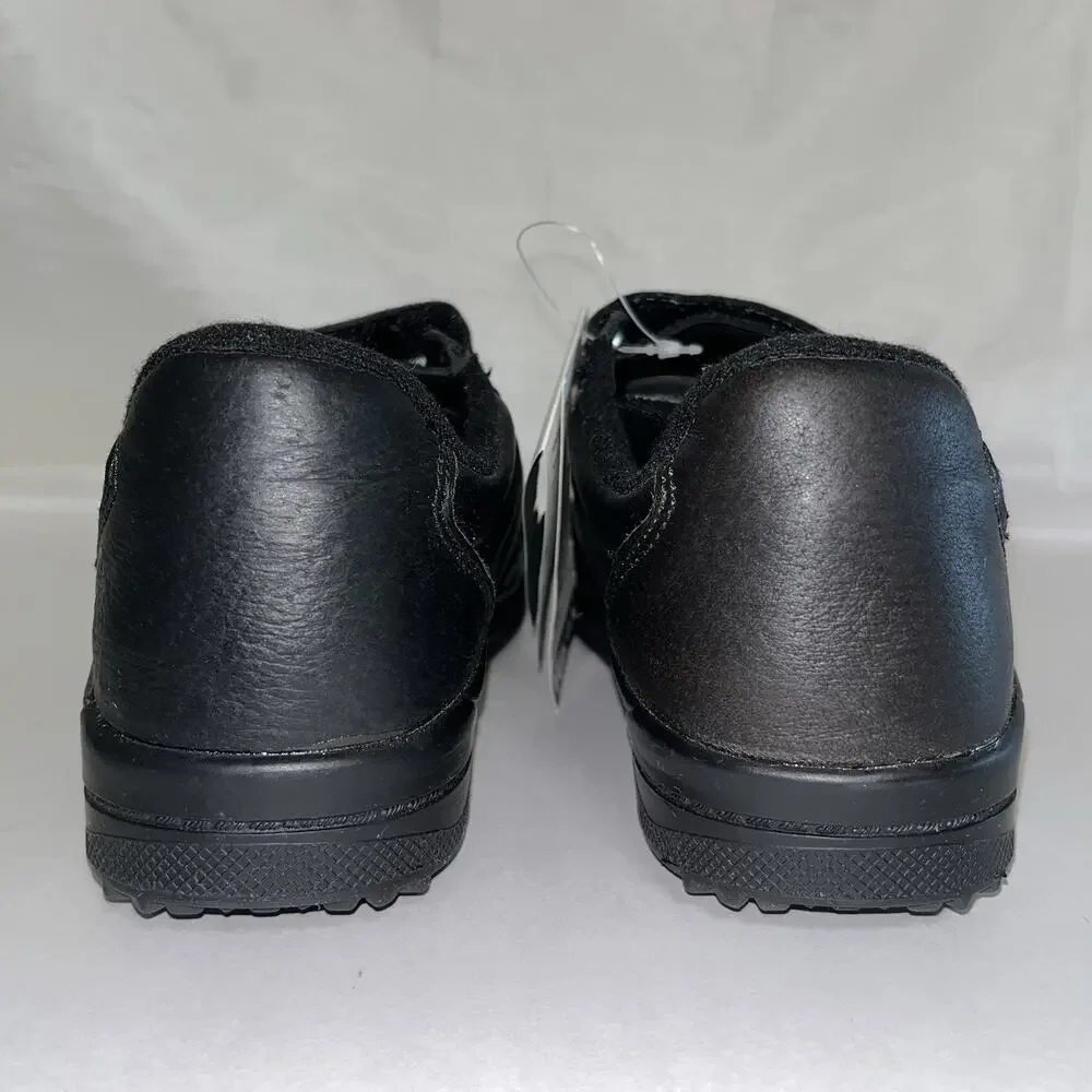 Yukon Journey Black Leather Adjustable Strap Walking Shoes Men’s 8.5